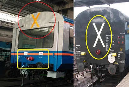 What is the meaning of the markings on Indian Railways trains, do you know?