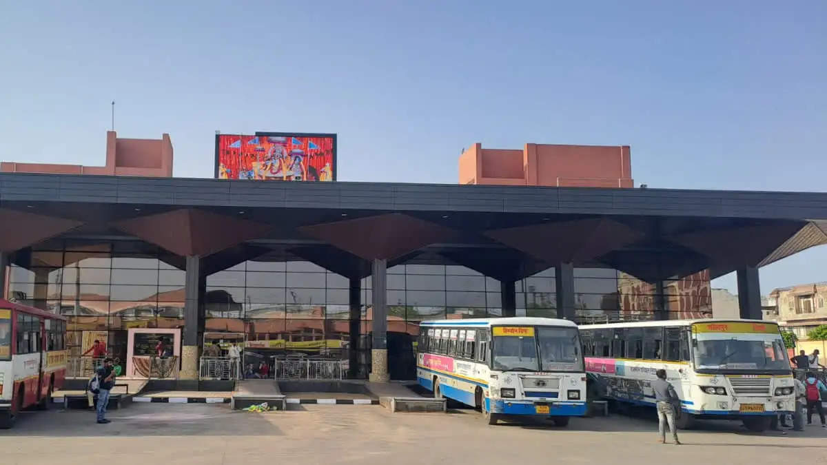 First luxury bus stand built on 22 bigha land in this city of Rajasthan, auto doors will open