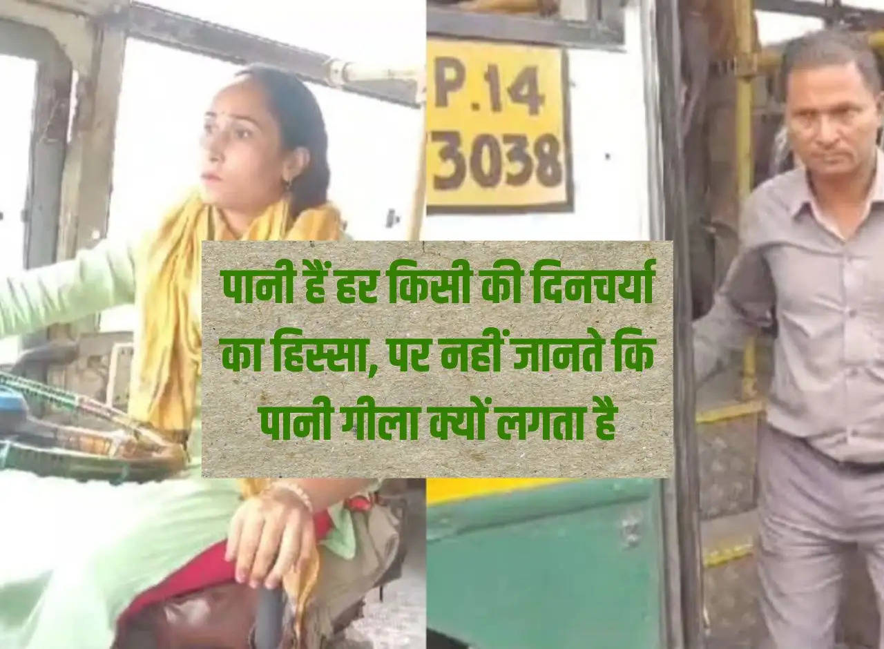 Unique picture of roadways in Uttar Pradesh, the wife drives the bus in which the husband buys the ticket.