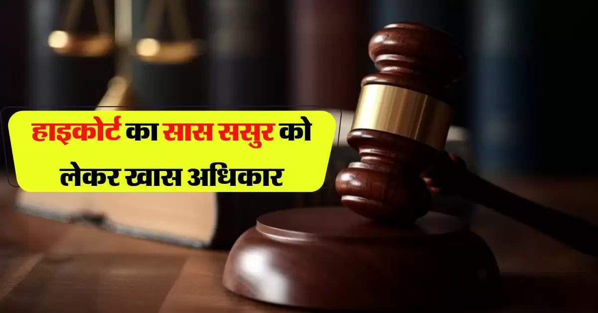 High Court Decisions : बहु की चिकझिक हो जाएगी खत्म, हाइकोर्ट का सास ससुर को खास अधिकार