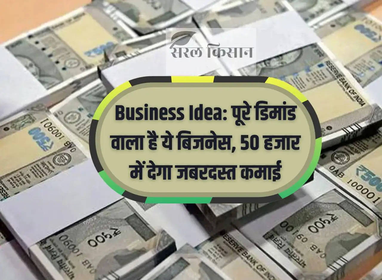 Business Idea: This business is in full demand, will give huge income in Rs 50 thousand