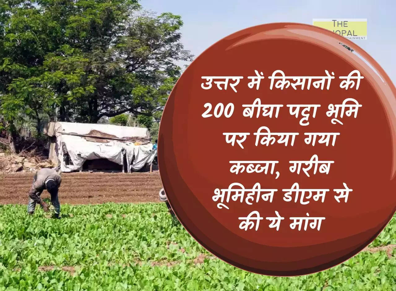 UP News: 200 bigha leased land of farmers in North captured, poor landless DM made this demand