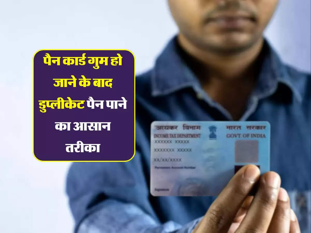 Pan Card: पैन कार्ड गुम हो जाने के बाद डुप्लीकेट पैन पाने का आसान तरीका