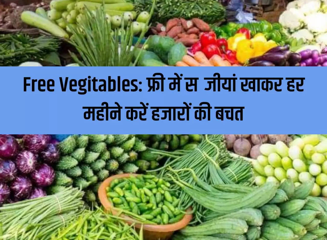 Save thousands every month by eating vegetables for free