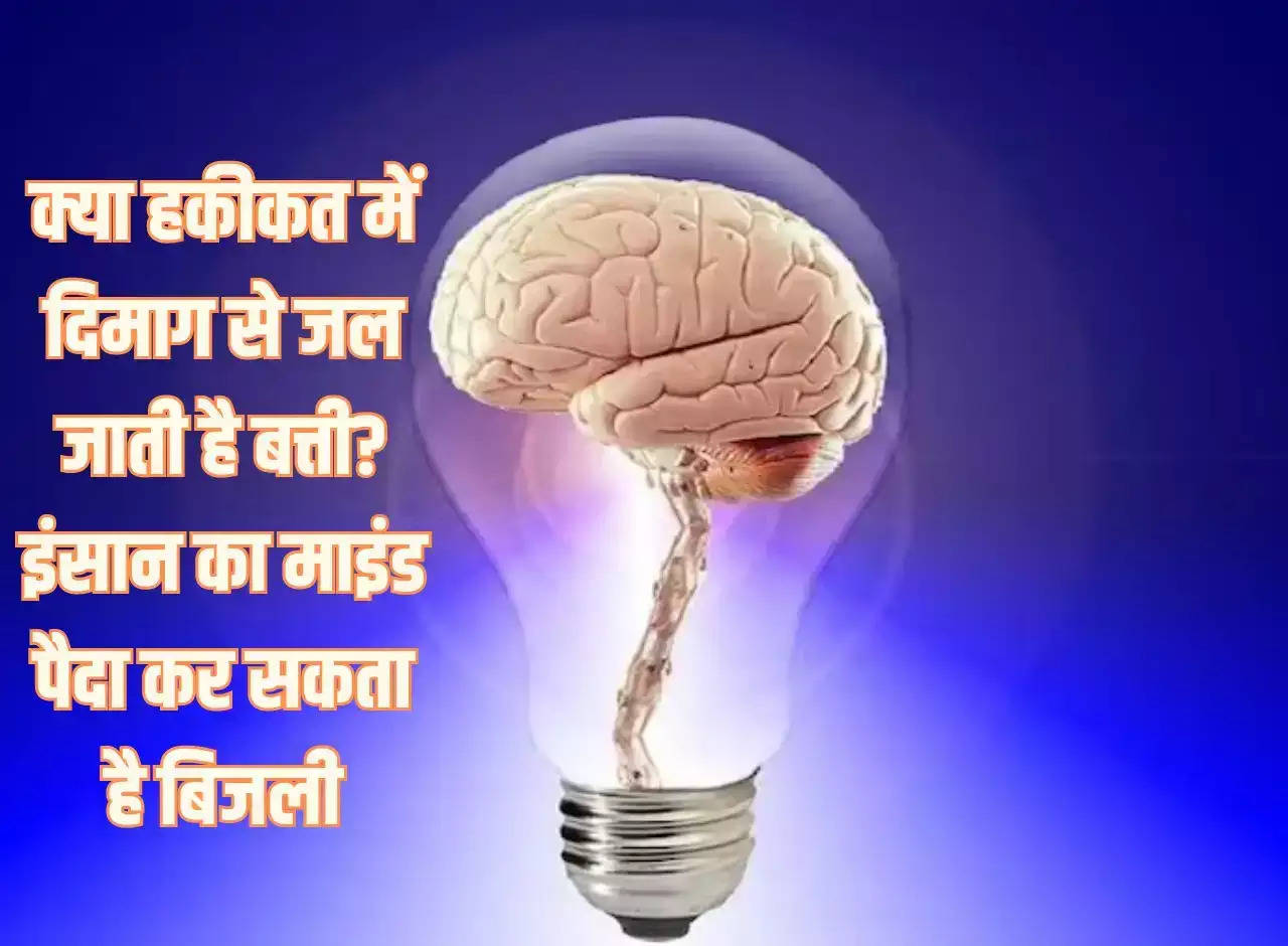 Does the brain actually turn on the lights? Human mind can generate electricity