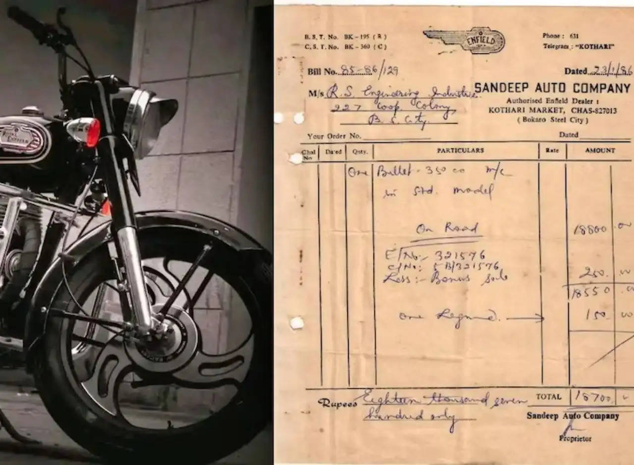 37 years ago, new Royal Enfield was available for just this much rupees, old bill is going viral