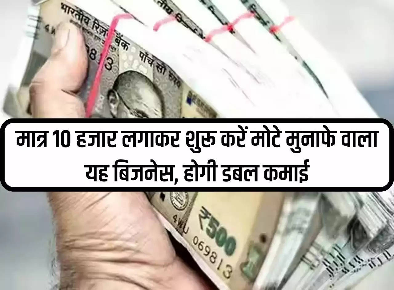 Start this huge profitable business by investing just Rs 10,000, you will earn double, work can be done from home