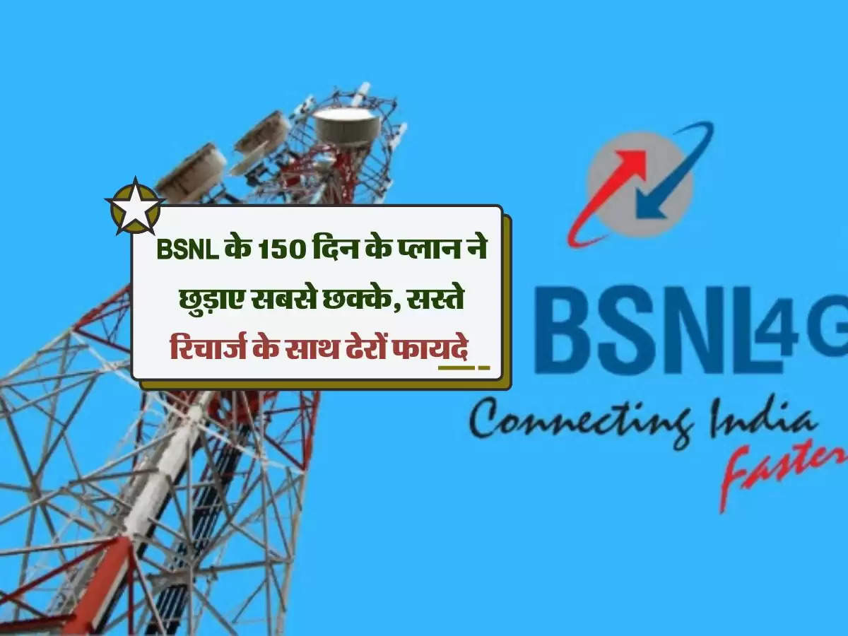 BSNL के 150 दिन के प्लान ने छुड़ाए सबसे छक्के, सस्ते रिचार्ज के साथ ढेरों फायदे 