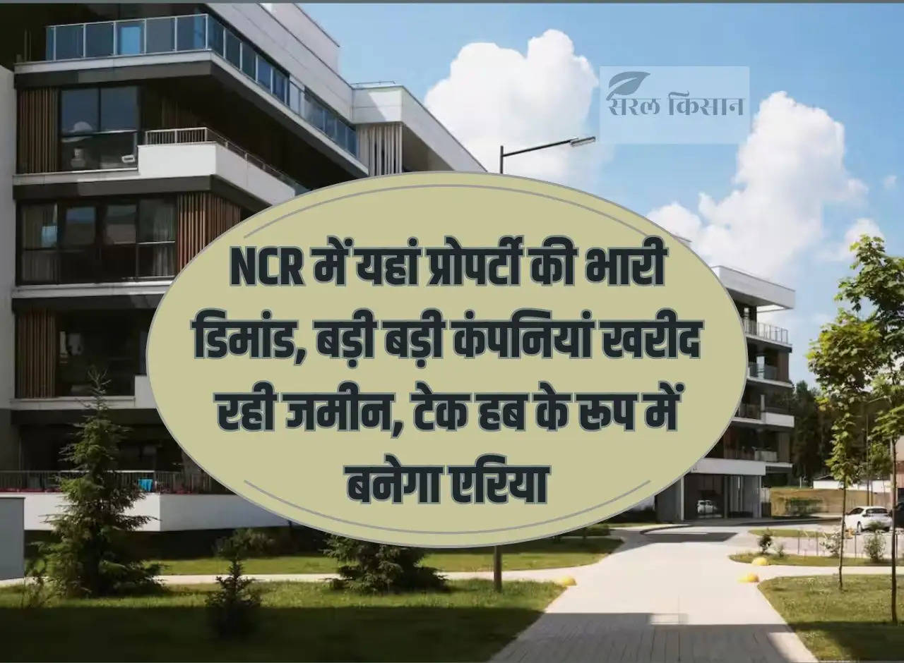 There is huge demand for property here in NCR, big companies are buying land, the area will be developed as a tech hub.