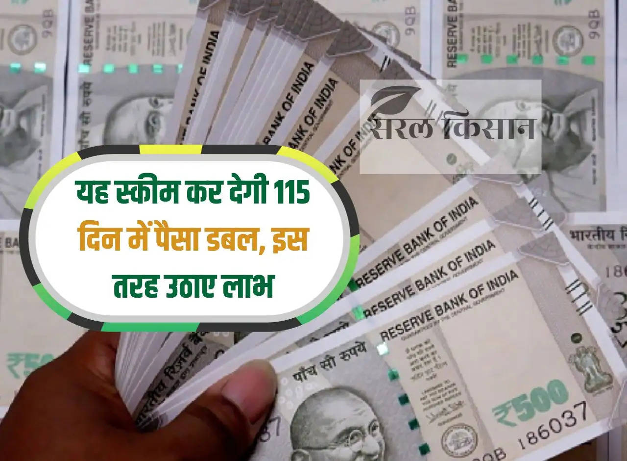 This scheme will double your money in 115 days, avail benefits in this way