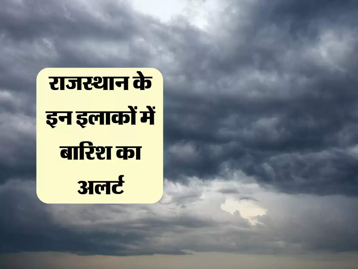 राजस्थान के इन इलाकों में बारिश का अलर्ट, अच्छी बारिश होने से लहरा रही फसलें