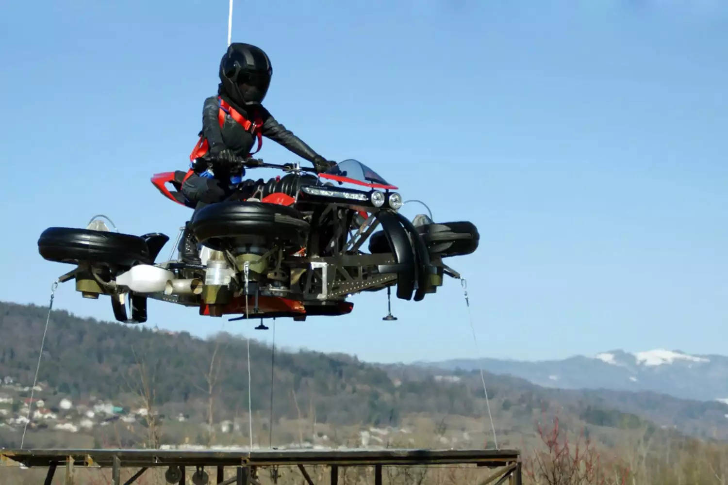 Special flying bike, can travel 100 km on a single charge, you will be surprised to hear the price