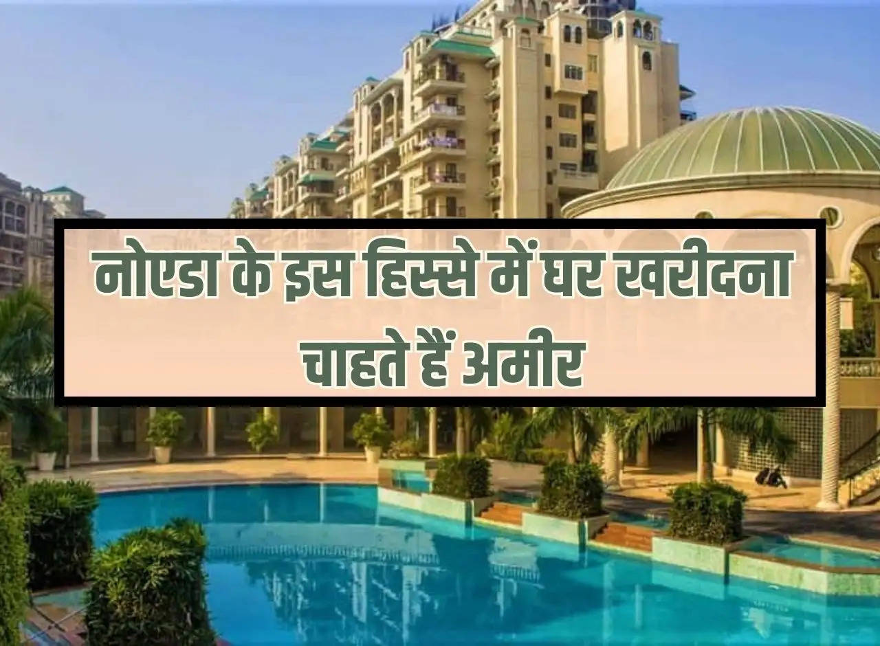 Rich people want to buy houses in this part of Noida, read property rates of 10 sectors