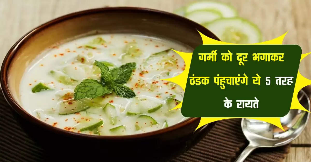 Raita Recipe: गर्मी को दूर भगाकर ठंडक पंहुचाएंगे ये 5 तरह के रायते, जानिए तैयार करने की रेसिपी