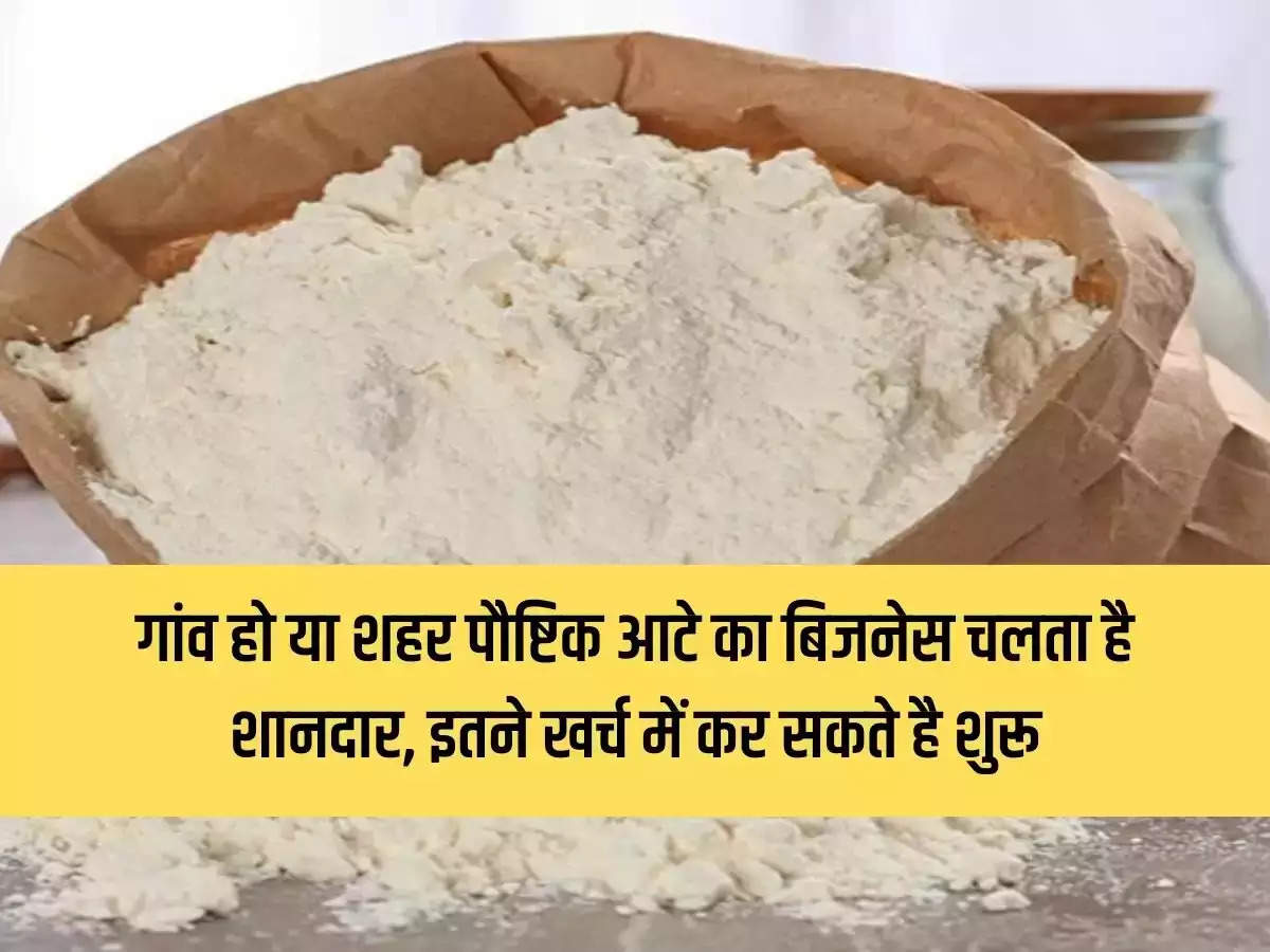 Be it a village or a city, the business of nutritious flour works very well, you can start it at this much cost.